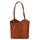 BELLI "Backpack" Leder Tasche Rucksack cognac kroko