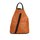 BELLI "City Backpack" leichter Leder Rucksack cognac schwarz