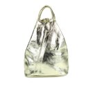 BELLI "City Backpack" leichter Leder Rucksack gold