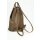 BELLI "City Backpack" leichter Leder Rucksack schlamm