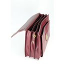 BELLI "Design Bag D" Leder Business Bag weinrot