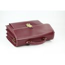 BELLI "Design Bag D" Leder Business Bag weinrot