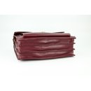 BELLI "Design Bag D" Leder Business Bag weinrot