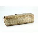 BELLI "Design Bag C" Leder Handtasche taupe Kroko