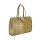 BELLI "Design Bag C" Leder Handtasche taupe Kroko