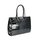 BELLI "Design Bag C" Leder Handtasche grau lack kroko