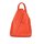 BELLI "City Backpack" leichter Leder Rucksack orange