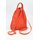 BELLI "City Backpack" leichter Leder Rucksack orange