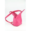 BELLI "City Backpack" leichter Leder Rucksack pink