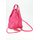 BELLI "City Backpack" leichter Leder Rucksack pink