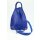 BELLI "City Backpack" leichter Leder Rucksack royal blau