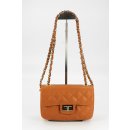 BELLI Nappa Leder Abendtasche "Paris Small" cognac