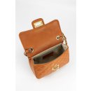 BELLI Nappa Leder Abendtasche "Paris Small" cognac