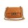 BELLI Nappa Leder Abendtasche "Paris Small" cognac