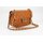 BELLI Nappa Leder Abendtasche "Paris Small" cognac