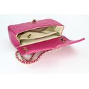 BELLI Nappa Leder Abendtasche "Paris" pink