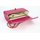 BELLI Nappa Leder Abendtasche "Paris" pink