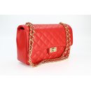 BELLI Nappa Leder Abendtasche "Paris" rot