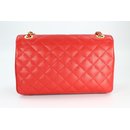 BELLI Nappa Leder Abendtasche "Paris" rot