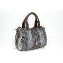 FREDsBRUDER Caennchen Smiling Fish Ledertasche charcoal grau