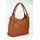 BELLI Leder Schultertasche Shopper "Lilly" cognac