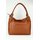 BELLI Leder Schultertasche Shopper "Lilly" cognac