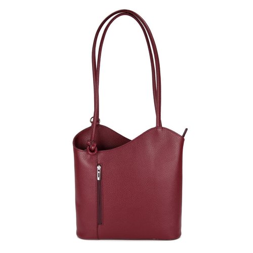 BELLI "Backpack" Leder Tasche Rucksack bordeaux