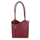 BELLI "Backpack" Leder Tasche Rucksack bordeaux