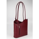 BELLI "Backpack" Leder Tasche Rucksack bordeaux