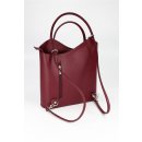 BELLI "Backpack" Leder Tasche Rucksack bordeaux