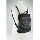 BELLI "Backpack Seattle" Leder Rucksack schwarz