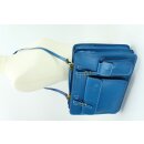 BELLI Design Bag "Verona" Leder Businesstasche hellblau