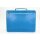 BELLI Design Bag "Verona" Leder Businesstasche hellblau