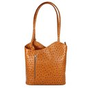 BELLI "Backpack" Leder Tasche Rucksack cognac...