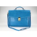 BELLI "Design Bag D" Leder Business Bag hellblau