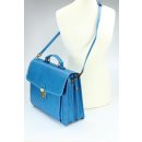 BELLI "Design Bag D" Leder Business Bag hellblau