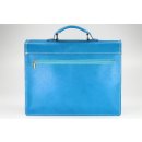 BELLI "Design Bag D" Leder Business Bag hellblau