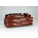 BELLI Design Bag "Verona" Leder Businesstasche maronenbraun