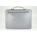 BELLI Design Bag "Verona" Leder Businesstasche hellgrau