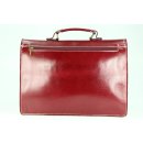 BELLI "Design Bag B" Leder Businesstasche unisex bordeaux rot