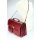 BELLI "Design Bag B" Leder Businesstasche unisex bordeaux rot