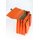 BELLI "Design Bag B" Leder Businesstasche unisex orange