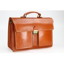 BELLI "Design Bag B" Leder Businesstasche unisex cognac