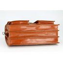 BELLI "Design Bag B" Leder Businesstasche unisex cognac