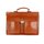 BELLI "Design Bag B" Leder Businesstasche unisex cognac