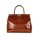 BELLI "The Bag XL" Ledertasche cognac lack kroko