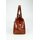 BELLI "The Bag XL" Ledertasche cognac lack kroko