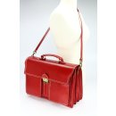 BELLI "Design Bag B" Leder Businesstasche unisex rot