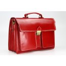 BELLI "Design Bag B" Leder Businesstasche unisex rot