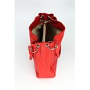 BELLI Leder Schultertasche Shopper "Lilly" rot